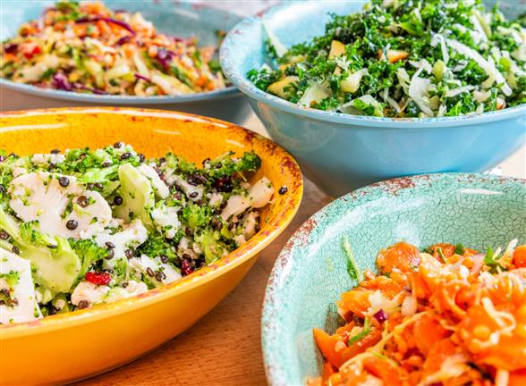 Salatboks inkl. tilbehør