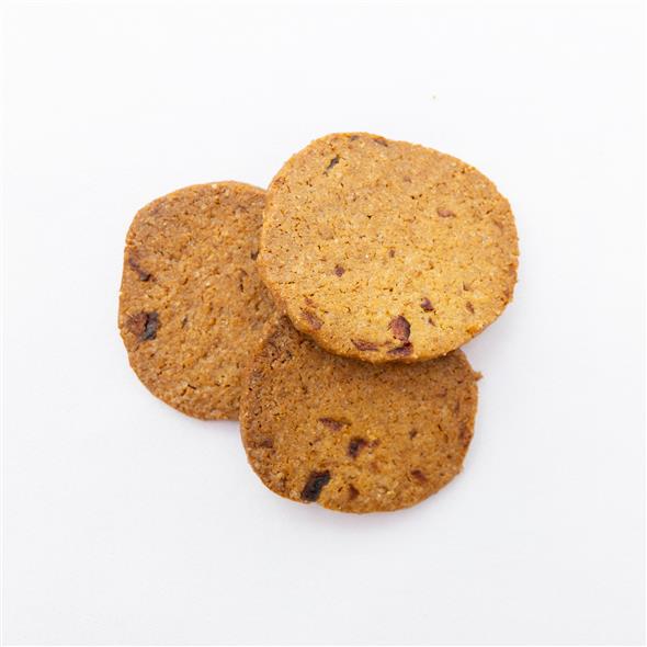 Lakrids/tranebær småkager